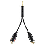 Belkin Câble adaptateur audio RCA/jack 3.5 mm - 10 cm pas cher