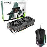 KFA2 GeForce RTX 3070 (1-Click OC) LHR + KFA2 Gaming Slider 01 pas cher
