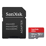 SanDisk Ultra Chromebook microSD UHS-I U1 64 Go + Adaptateur SD pas cher