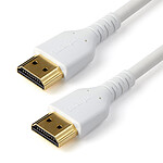 StarTech.com StarTech.com Câble Premium HDMI 2.0 Certifié avec Ethernet 2 m - M/M - Blanc pas cher