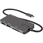 StarTech.com Adaptateur multiport USB-C vers HDMI 4K 30 Hz, Hub 3 ports USB 3.0, SD/microSD et Power Delivery 100W pas cher