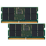 Kingston ValueRAM SO-DIMM 32 (2 x 16 Go) DDR5 4800 MHz CL40 SR X8 pas cher