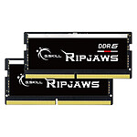 G.Skill RipJaws Series SO-DIMM 32 Go (2 x 16 Go) DDR5 4800 MHz CL38 pas cher