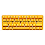 Ducky Channel One 3 Mini Yellow (Cherry MX Speed Silver) pas cher