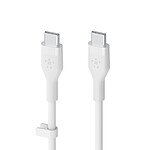 Belkin Boost Charge Flex Câble silicone USB-C vers USB-C (Blanc) - 2 m pas cher