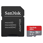 SanDisk Ultra microSDHC 32 Go + Adaptateur SD (SDSQUA4-032G-GN6TA) pas cher