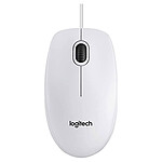 Logitech B100 Optical USB Mouse (Blanc) pas cher