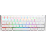 Ducky Channel One 3 Mini White (Cherry MX Red) pas cher