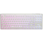 Ducky Channel One 3 TKL White (Cherry MX Red) pas cher
