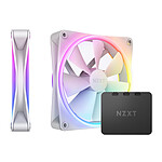 NZXT F140 RGB Duo Double Pack (Blanc) pas cher