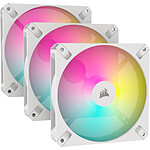Corsair PWM iCUE AR120 Digital RGB Triple Pack Blanc pas cher