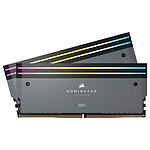 Corsair Dominator Titanium DDR5 RGB 32 Go (2 x 16 Go) 6000 MHz CL30 - Gris pas cher