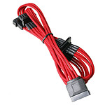 BitFenix Alchemy Red - Câble d'alimentation gainé - Molex vers 4x SATA - 20 cm pas cher