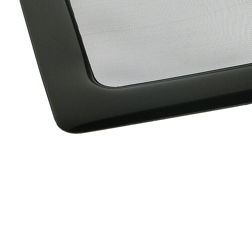 Filtre à poussière magnétique carré 200 mm (cadre noir, filtre noir) pas cher