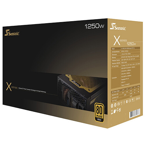 Seasonic X-1250 80PLUS Gold pas cher