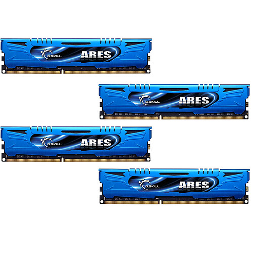 G.Skill Ares Blue Series 32 Go (4 x 8 Go) DDR3 2400 MHz CL11 pas cher