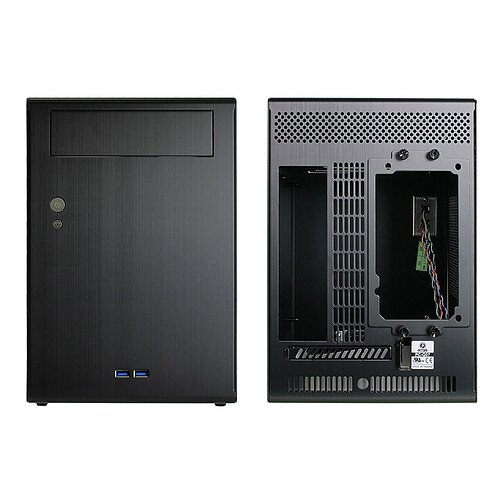 Lian Li Mini-Q PC-Q07 USB 3.0 Edition (noir) pas cher
