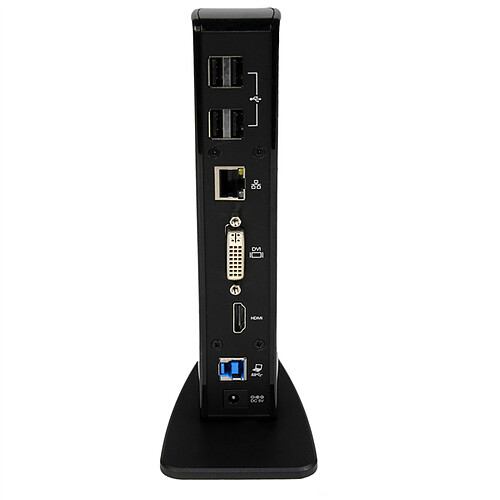StarTech.com Station d'accueil USB 3.0 double affichage pour PC portable - Réplicateur de ports HDMI et DVI pas cher