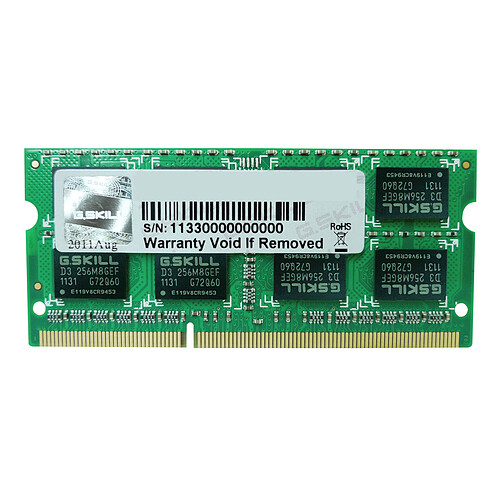 G.Skill SO-DIMM 4 Go DDR3 1600 MHz CL9 pas cher