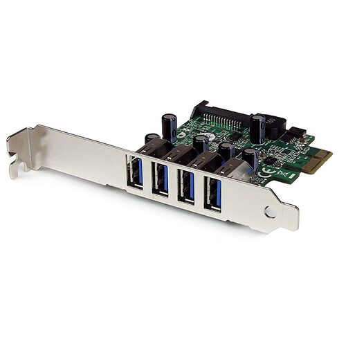 StarTech.com Carte contrôleur PCI-E LP (4 ports USB 3.0) pas cher