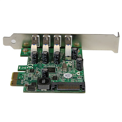 StarTech.com Carte contrôleur PCI-E LP (4 ports USB 3.0) pas cher