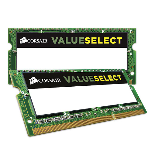 Corsair Value Select SO-DIMM 16 Go (2 x 8 Go) DDR3L 1600 MHz CL11 pas cher