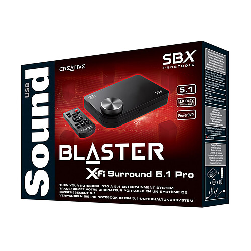 Creative Sound Blaster X-Fi Surround 5.1 Pro pas cher
