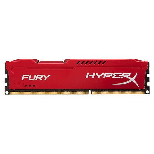 HyperX Fury 8 Go (2x 4Go) DDR3 1600 MHz CL10 (Rouge) pas cher