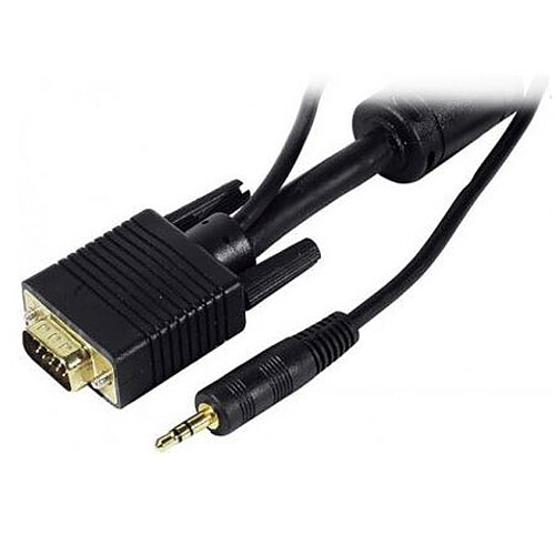 Câble VGA + Jack mâle / mâle (3 mètres) pas cher