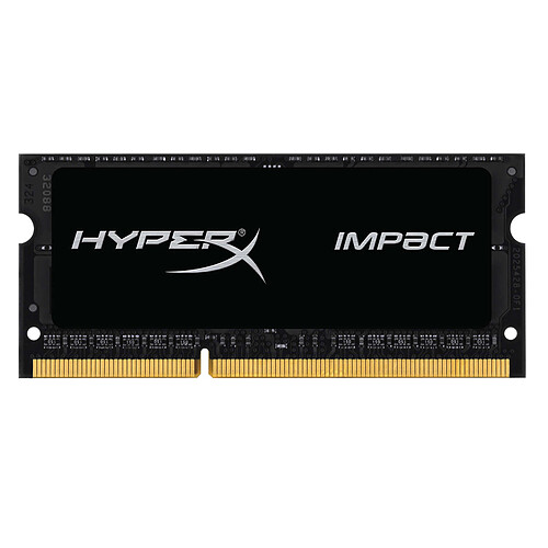 HyperX Impact SO-DIMM 4 Go (1 x 4 Go) DDR3 1600 MHz CL9 pas cher