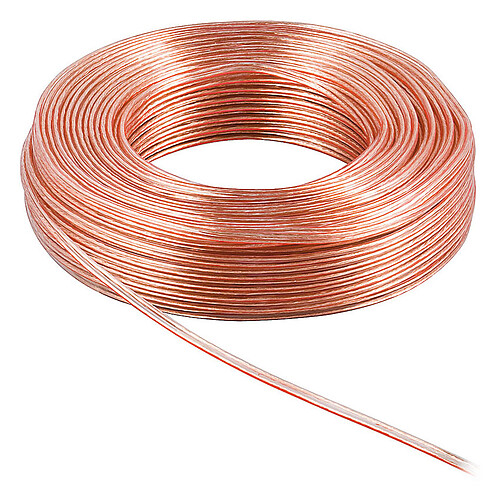 Câble Haut-Parleur 2.5 mm² en cuivre OFC - rouleau de 10 mètres pas cher