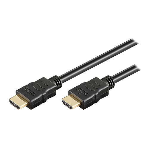Câble HDMI 1.4 Ethernet Channel mâle/mâle (plaqué or) - (0.5 mètre) pas cher