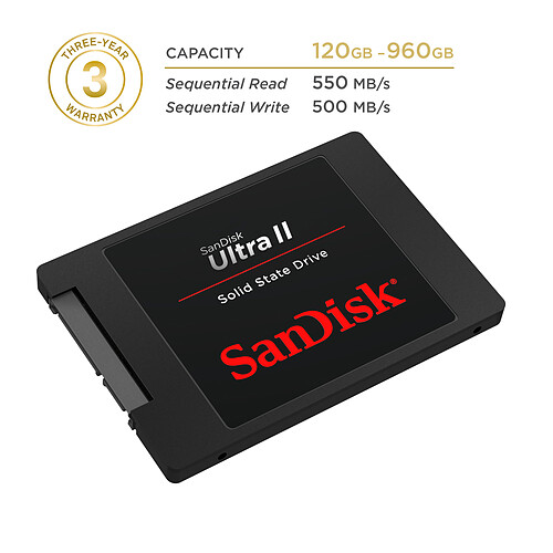 SanDisk SSD Ultra II 240 pas cher