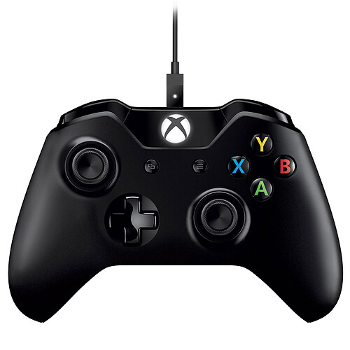 Microsoft Xbox One Wireless Controller + Cable for Windows pas cher