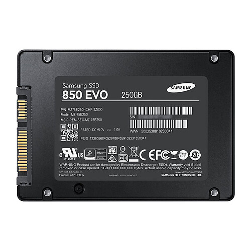Samsung SSD 850 EVO 250 Go pas cher
