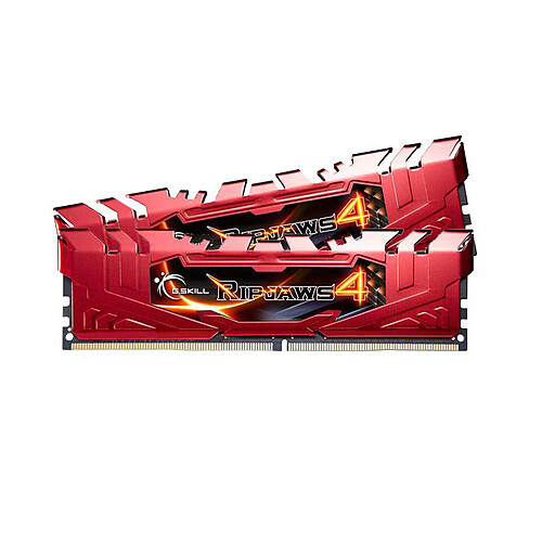 G.Skill RipJaws 4 Series Rouge 8 Go (2x 4 Go) DDR4 2133 MHz CL15 pas cher