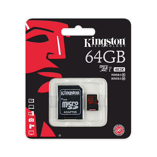 Kingston SDCA3/64GB pas cher