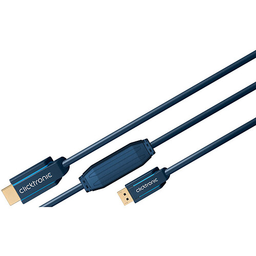Clicktronic câble DisplayPort / HDMI (1 mètre) pas cher