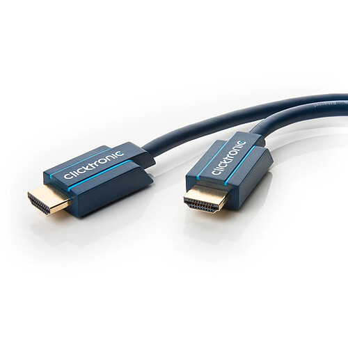 Clicktronic câble High Speed HDMI with Ethernet (0.5 mètre) pas cher