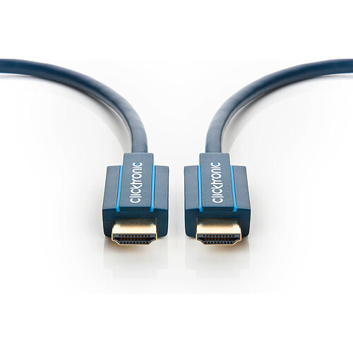Clicktronic câble High Speed HDMI with Ethernet (1 mètre) pas cher