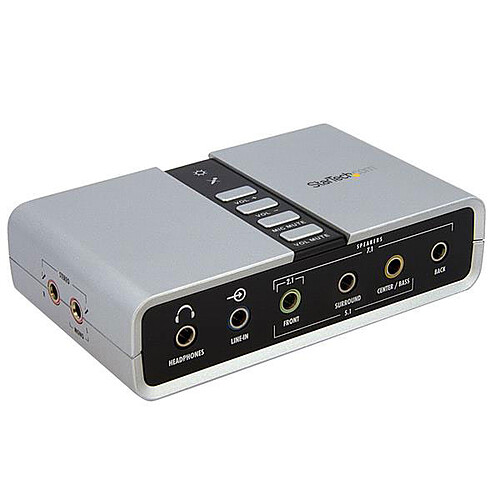 StarTech.com Carte son / Adaptateur audio USB 7.1 avec audio numérique SPDIF pas cher