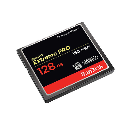 SanDisk Carte mémoire Extreme Pro CompactFlash 128 Go pas cher