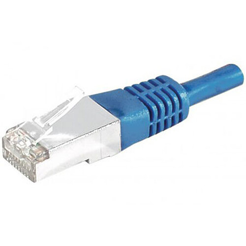 Câble RJ45 catégorie 6a S/FTP 5 m (Bleu) pas cher