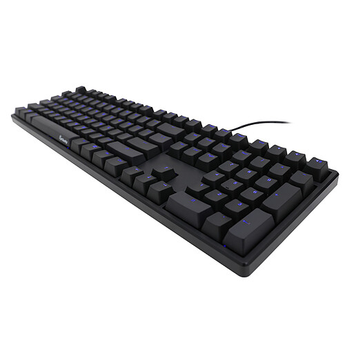Ducky Channel One (coloris noir - MX Red - LEDs bleues - touches ABS) pas cher