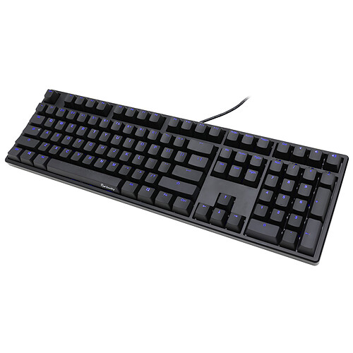 Ducky Channel One (coloris noir - MX Red - LEDs bleues - touches ABS) pas cher