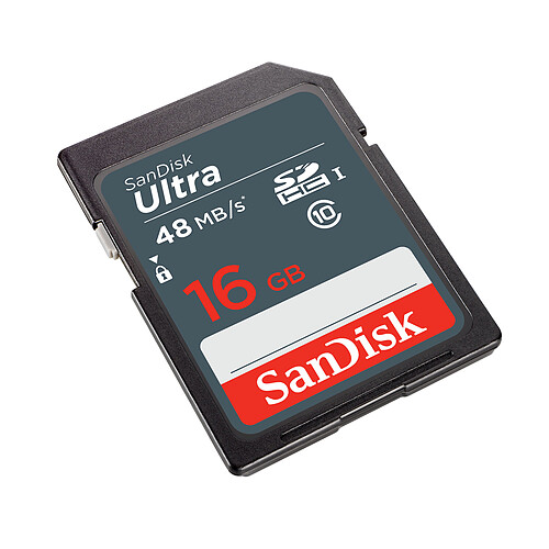 SanDisk Ultra SDHC UHS-I 16 Go 48 Mb/s pas cher
