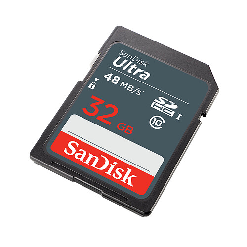 SanDisk Ultra SDHC UHS-I 32 Go 48 Mb/s pas cher