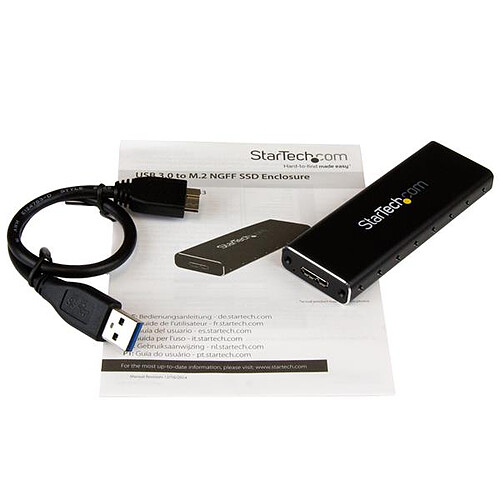 StarTech.com Boîtier USB 3.0 externe pour SSD M.2 SATA avec UASP pas cher