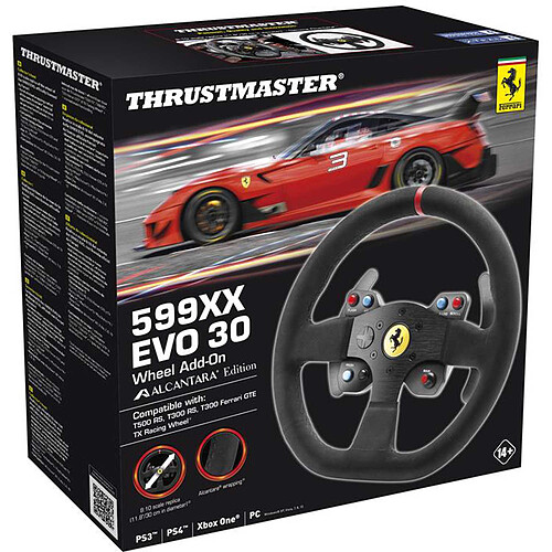 Thrustmaster 599XX EVO 30 Wheel Add-on Alcantara Edition pas cher