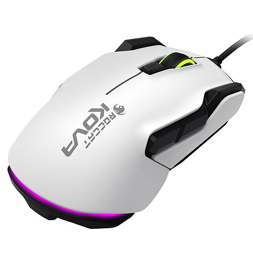 ROCCAT Isku FX (blanc) + Kova (blanche) pas cher